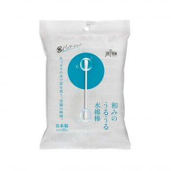 平和メディク 和みのうるうる水綿棒 50本入袋×100セット 4957