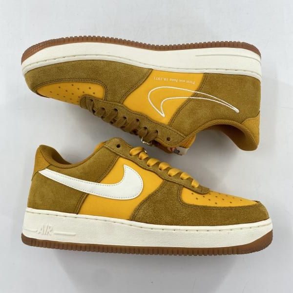 中古】NIKE AIR FORCE 1 Low '07 SE Gold Suede/Sail/University Gold