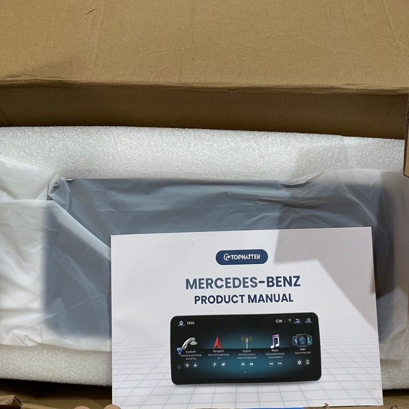 新品 メルセデスベンツ W212 Eクラス Tophatter アンドロイド対応 10.25インチ カーナビゲーションシステム モニター Apple CarPlay タッチスクリーン