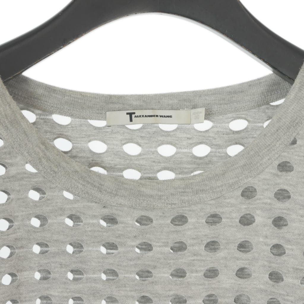 ティーバイアレキサンダーワン T by Alexanderwang メッシュ Tシャツ