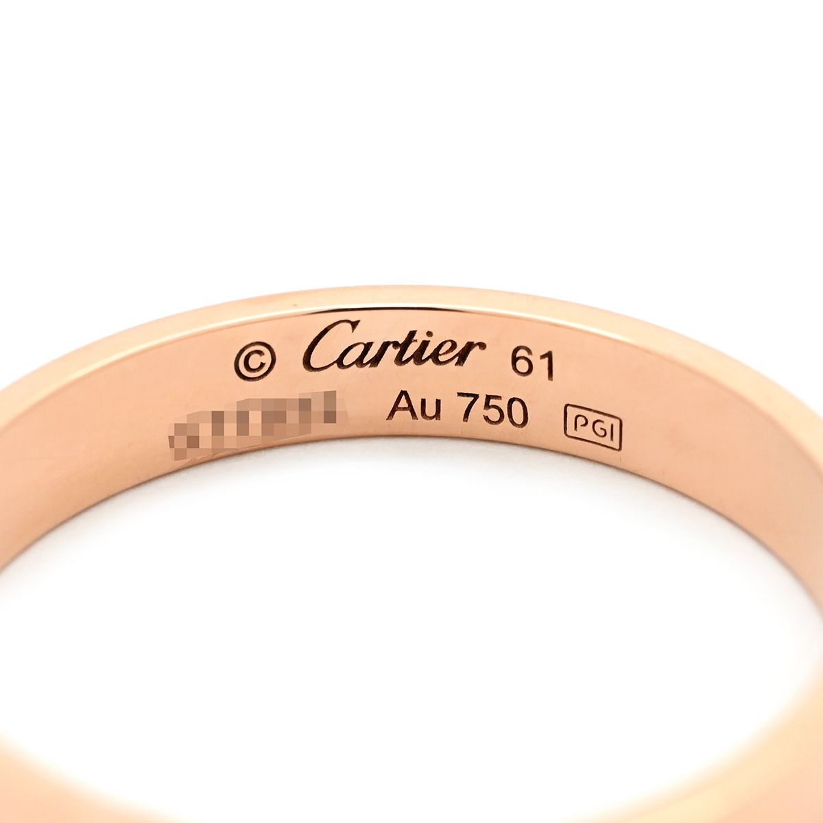 カルティエ Cartier リング 指輪 ミニラブリング ピンクゴールド #61