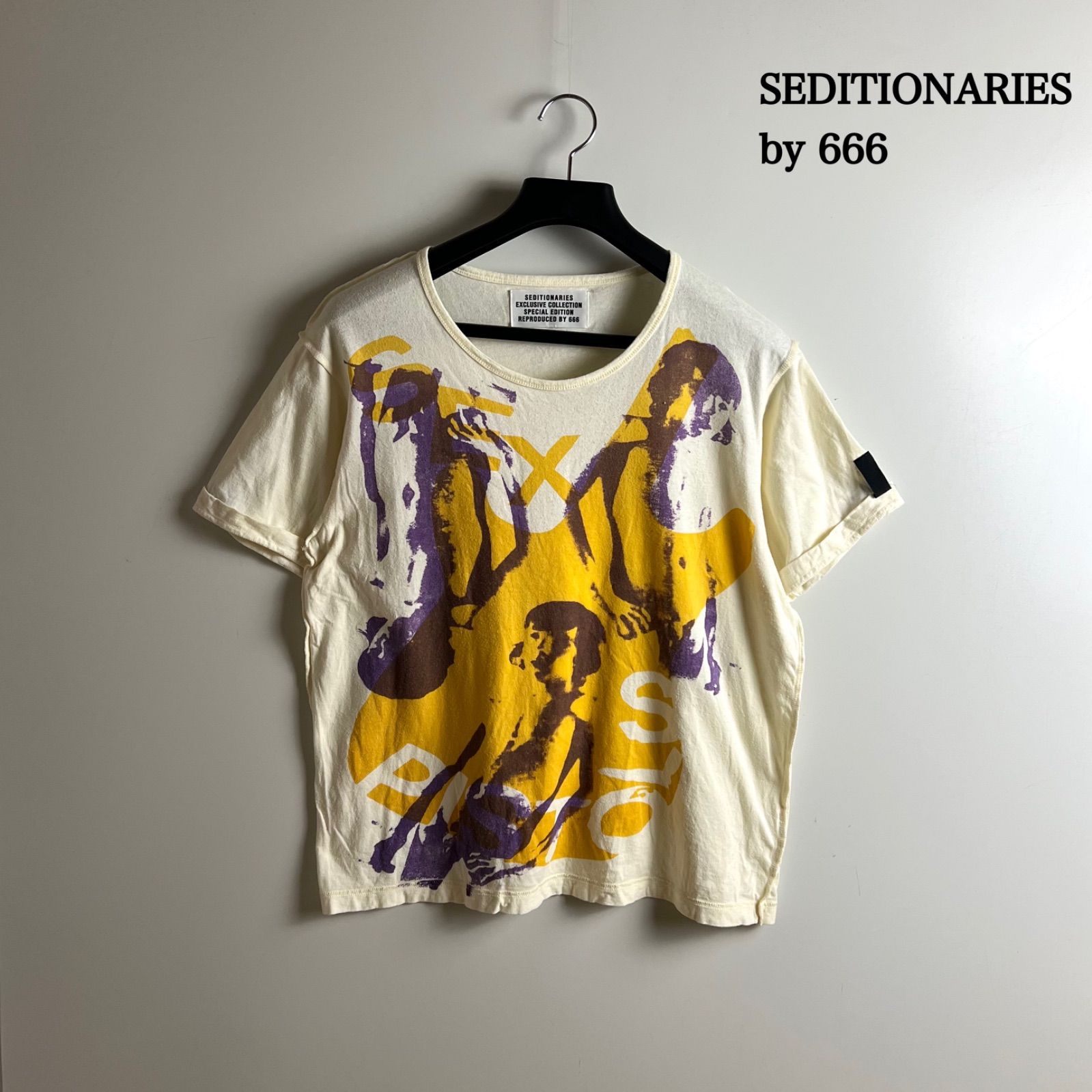 SEDITIONARIES by 666 Rare The Sex Pistols Guitar Boy Tee セディ