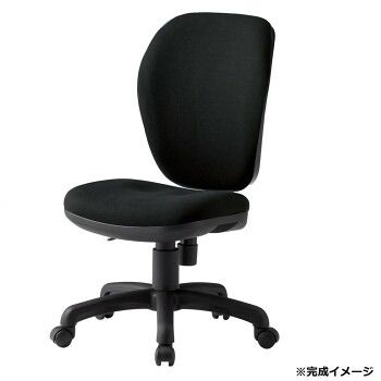 藤沢工業(TOKIO) オフィスチェアハイバック FST-77H ブラック