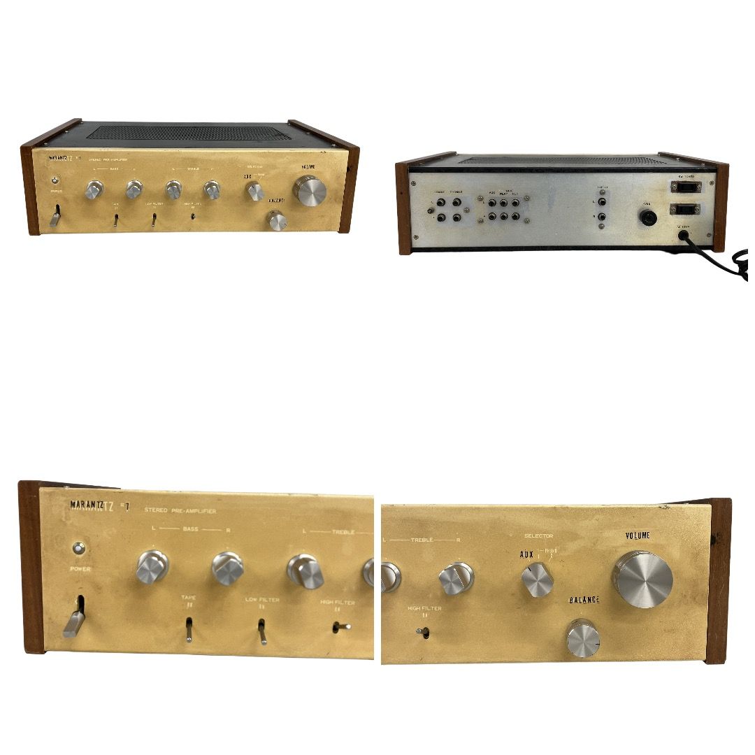 自作アンプ marantz マランツ ステレオプリアンプ 音響機材 ジャンク