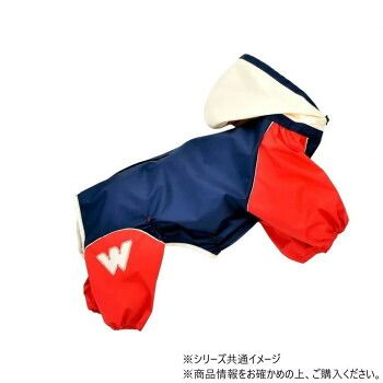 ドッグウェア フルカバーレインコート JコートB トリコロール 普通犬用 3号 2220F100