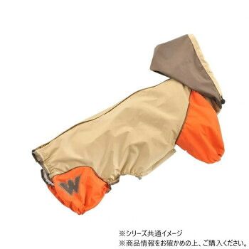 ドッグウェア フルカバーレインコート JコートB パーシモン ダックス用 M 2220F101