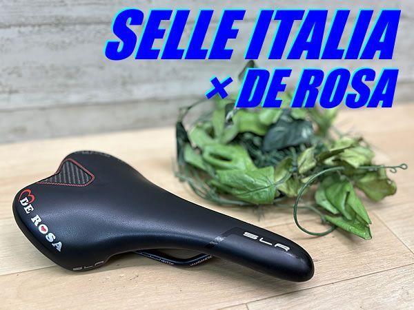 ☆ テルスポ イチ推し!! ほぼ未使用!! selle ITALIA SLR × DEROSA MANGANESE 235g セライタリア デローザ ロードバイク ミニベロ クロス ピスト MTB DE ROSA M-1805