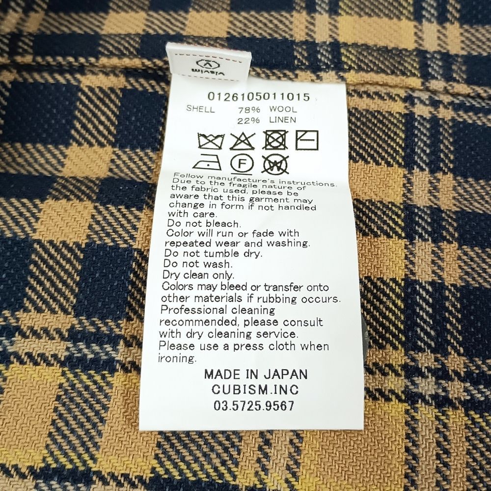 VISVIM ビズビム 26SS 品番 0126105011015 LUMBER CHECK L/S ランバー
