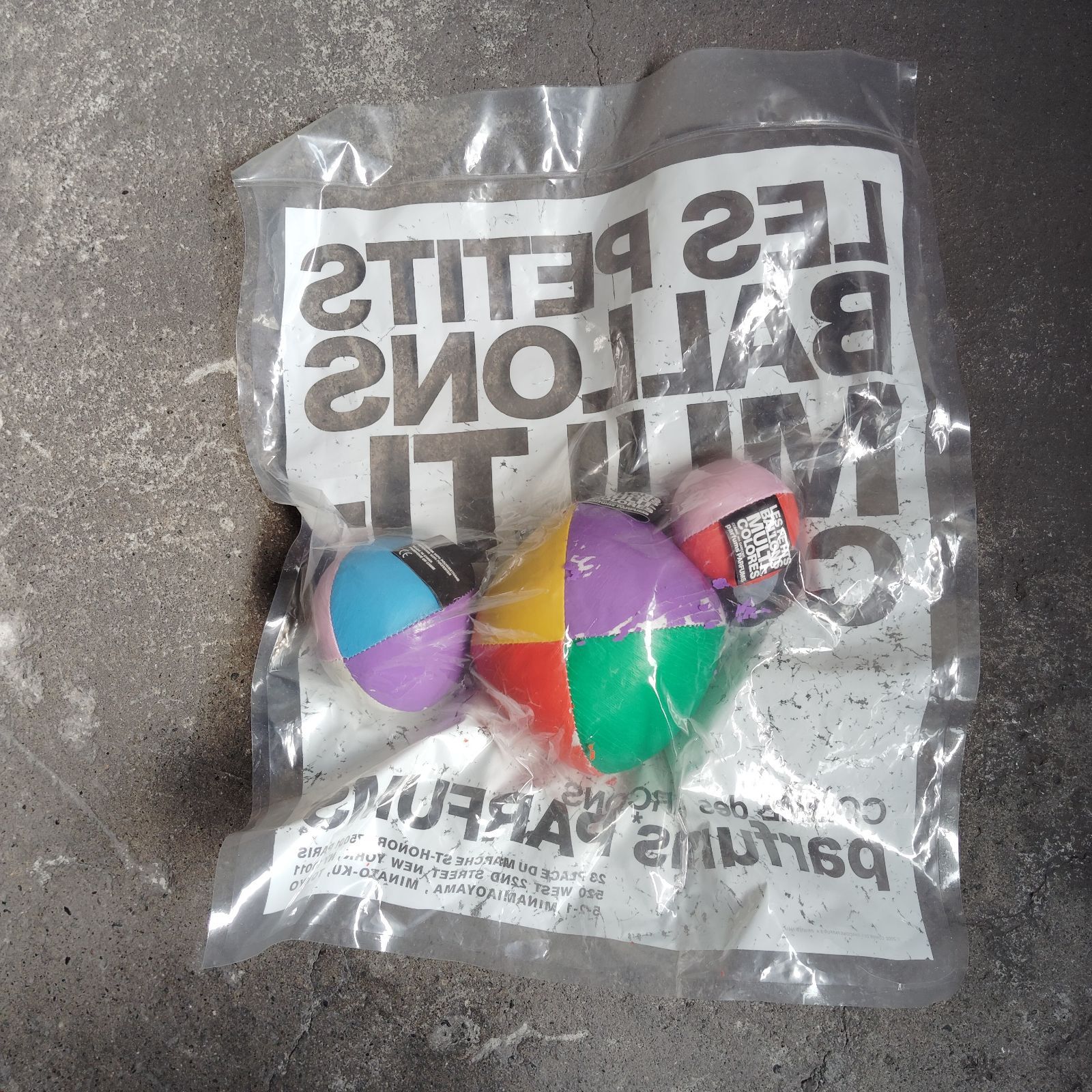 COMME des GARCONS PARFUMS LES PETITS BALLONS MULTI-COLORES