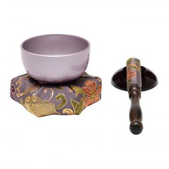 飛鳥りんセット りん2.0寸/りん棒4.0寸 六角布団2.5寸藤/桜 59g325l102095