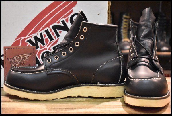 【6.5E 箱付 DEAD 羽タグ 03年】レッドウィング 8179 アイリッシュセッター 黒 ブラッククローム 8130 ブーツ redwing HOPESMORE【GP846】