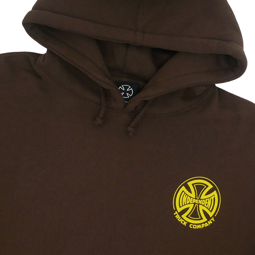 INDEPENDENT HOOD インディペンデント パーカー TRUCK CO LEGACY BROWN