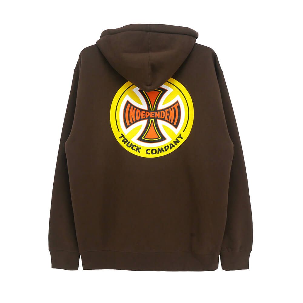 INDEPENDENT HOOD インディペンデント パーカー TRUCK CO LEGACY BROWN
