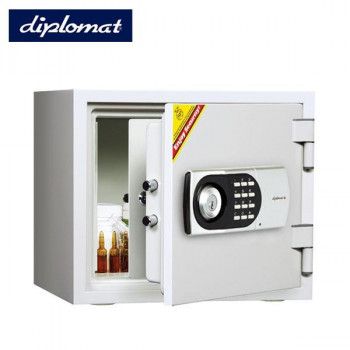 diplomatディプロマット社 ダブルドア テンキー式耐火金庫 容量18L 119EK77DRUG