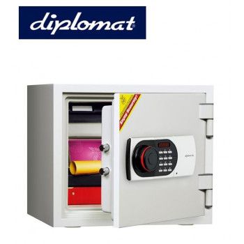 diplomatディプロマット社 デジタルテンキー式耐火・耐水金庫 容量19L 119EN88WR