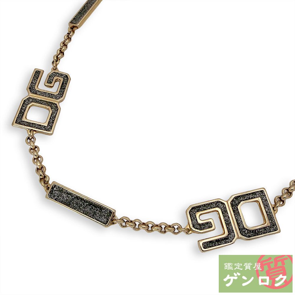 ドルチェアンドガッバーナ DG グリッター ラメ ロゴ ネックレス ネックレス