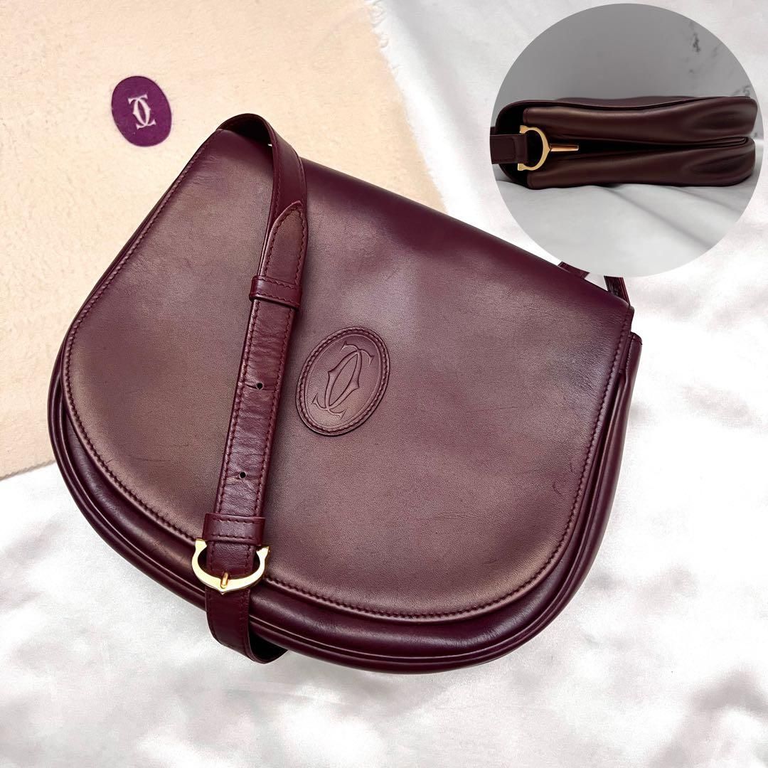 極美品✨カルティエ ショルダーバッグ マストライン フラップ Cドゥ 