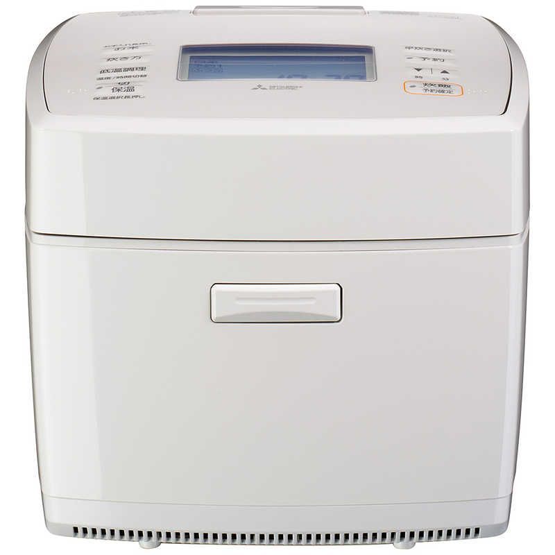 【新品未使用】【未開梱】三菱　MITSUBISHI 炊飯器 5.5合 炭炊釜 IH 備長炭 2層厚釜 白亜麻 NJ-VS10H-W