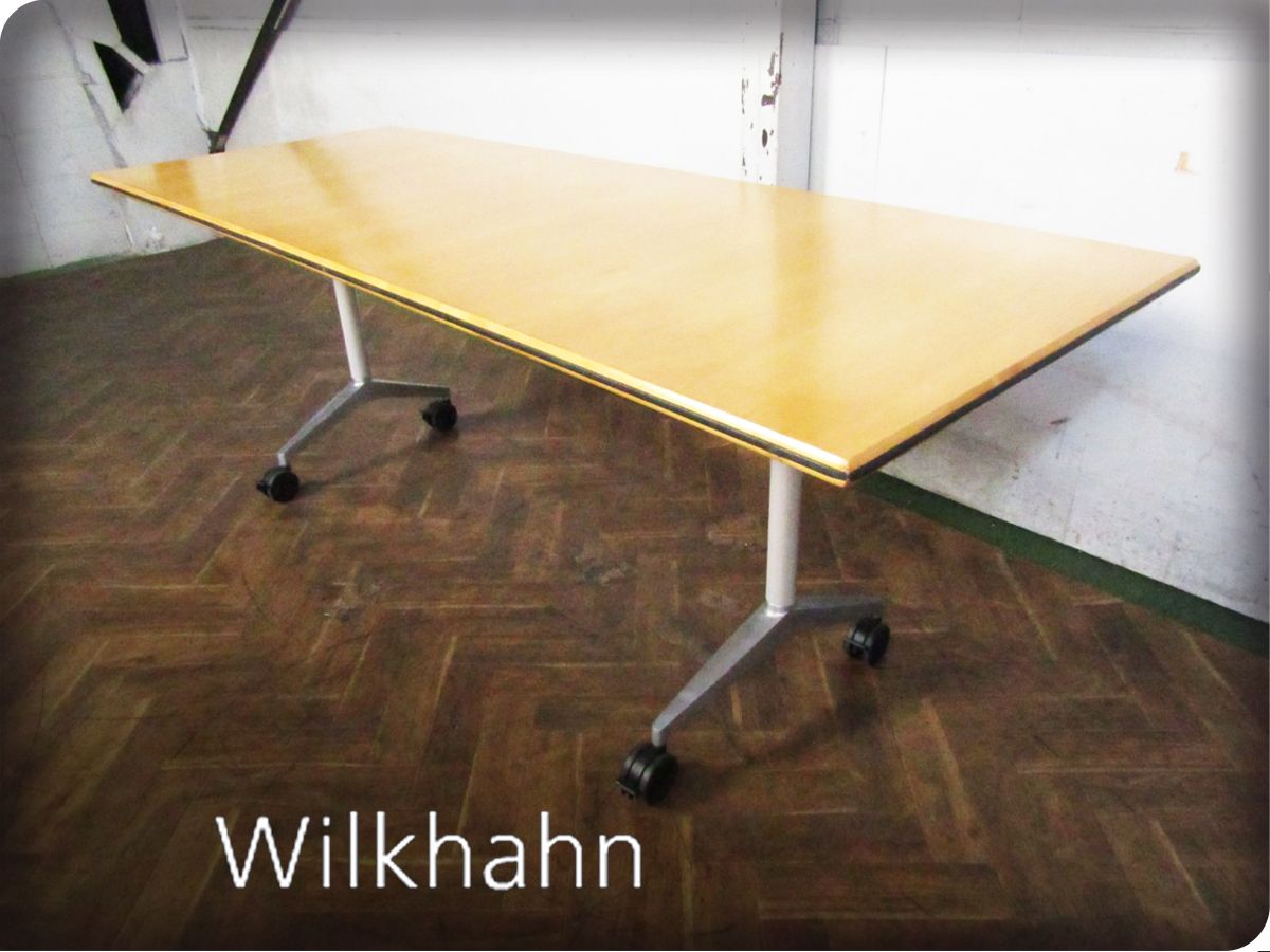 ■Wilkhahn■高級■610 range Timetable/タイムテーブル■Andreas Storiko■ミーティングテーブル/フォールディングテーブル/70万/eee6455k
