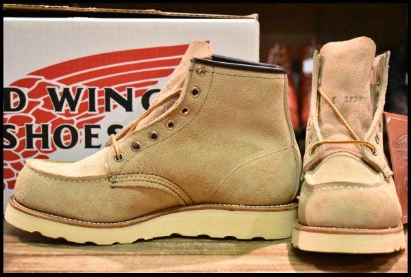 【6.5E 箱付 DEAD 犬タグ】レッドウィング 8173 スエード アイリッシュセッター ホーソーン ラフアウト モック ブーツ redwing HOPESMORE【GP853】