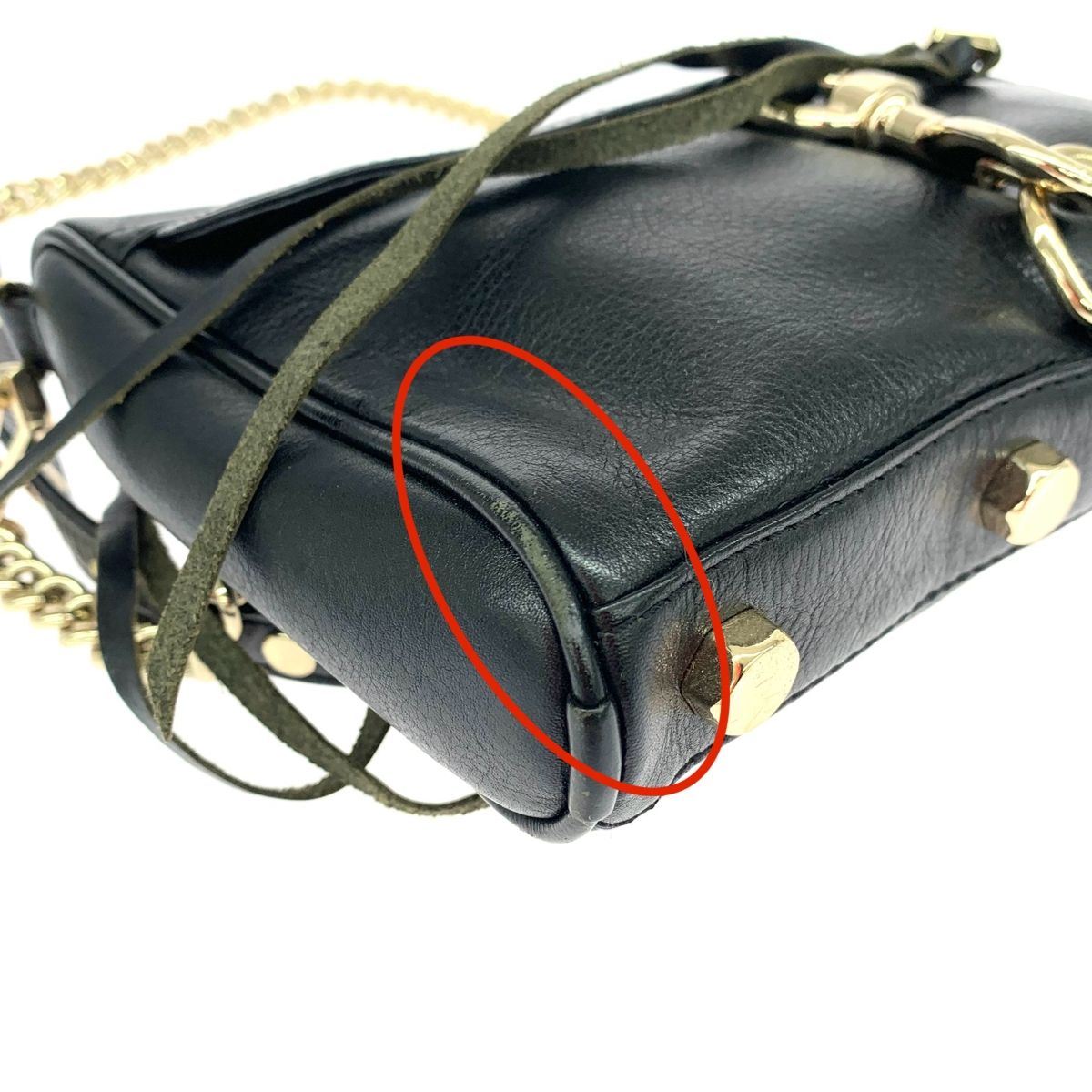 レベッカ REBECCA MINKOFF レベッカミンコフ チェーンショルダーバッグ レザー