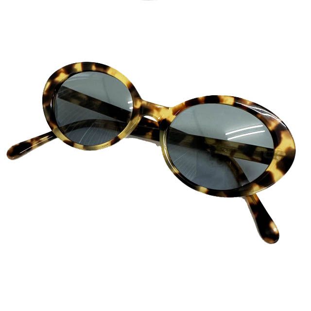 ステューシー STUSSY OLD bebe オールド ベベ べっ甲柄 オーバル サングラス 茶ブラウン ブランド古着ベクトル 中古▲■260709