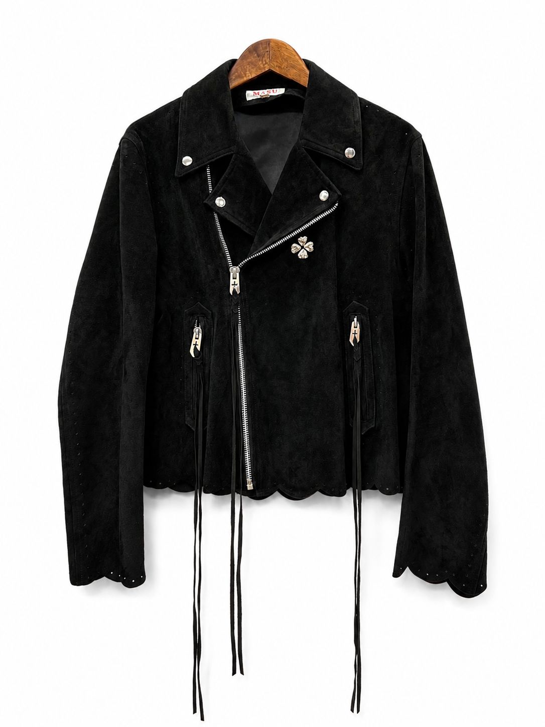 ジャケット・アウター MASU SCALLOP LEATHER JACKET MASU SCALLOP LEATHER JACKET 48 レザージャケット 雑色店 - メルカリ