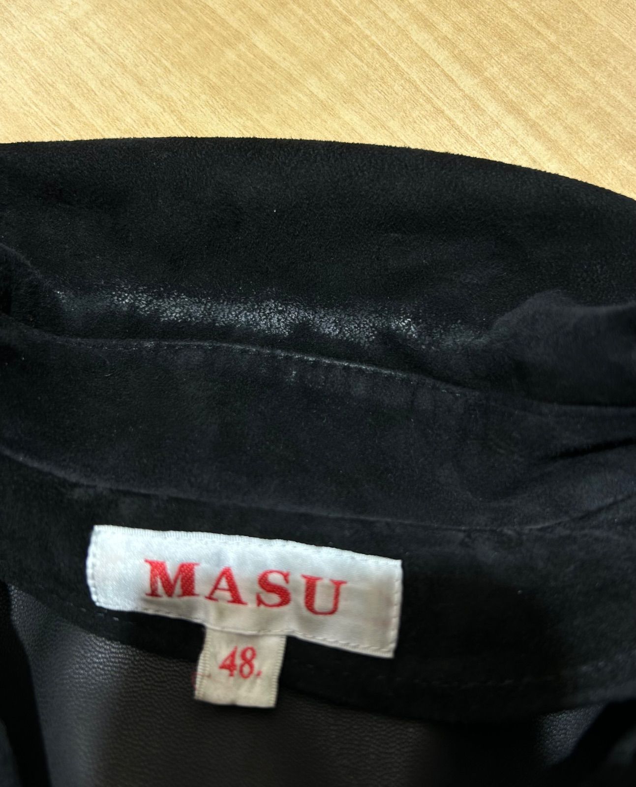 MASU SCALLOP LEATHER JACKET 48 レザージャケット 雑色店 - メルカリ
