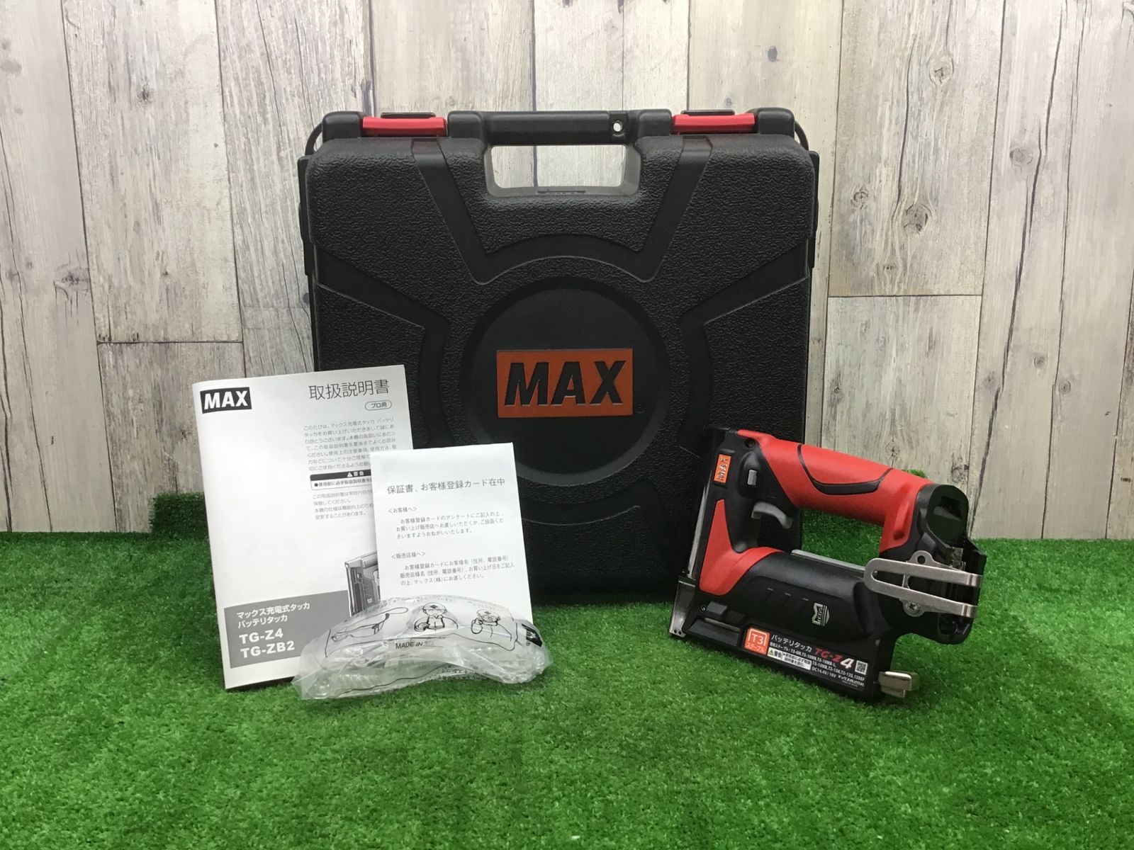【未使用品(店頭展示品)】マックス(MAX) コードレスタッカ TG-Z4▲アクトツール富山店▲SC