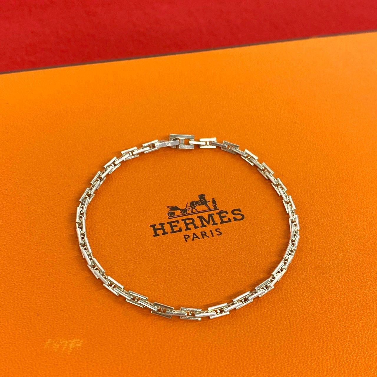 エルメス ビンテージ バングル ブレスレット 極 美品 HERMES エルメス ヴィンテージ ヘラクレス PM ブレスレット