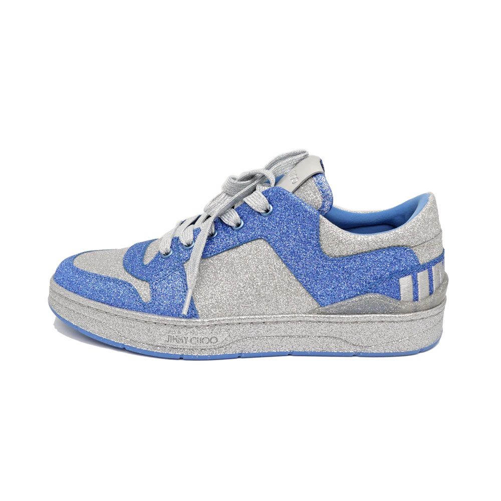 名東】ジミーチュウ スニーカー フローレント M X DENIM ネイビー