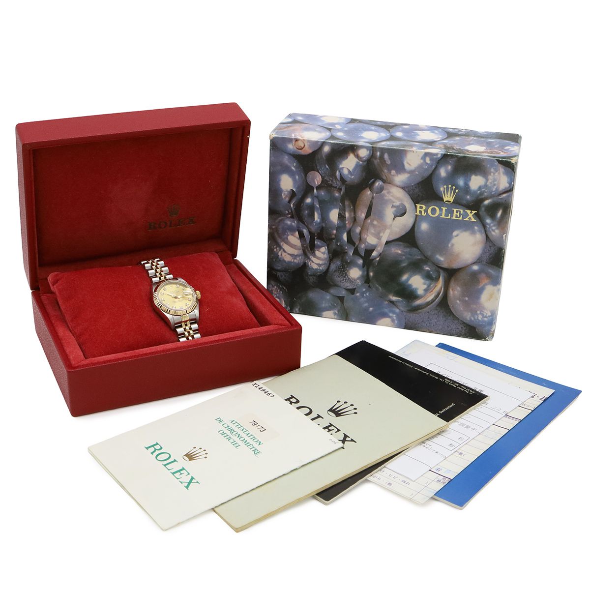ROLEX ロレックス デイトジャスト 79173G シャンパン文字盤 SS K18YG
