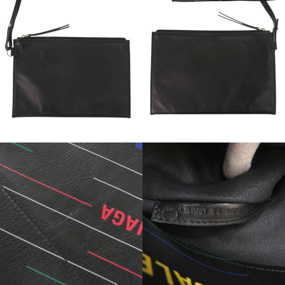 美品 バレンシアガ 541908 レザー ブラック トートバッグ 1446【中古】BALENCIAGA 美品 バレンシアガ 541908 レザー ブラック トートバッグ 1446