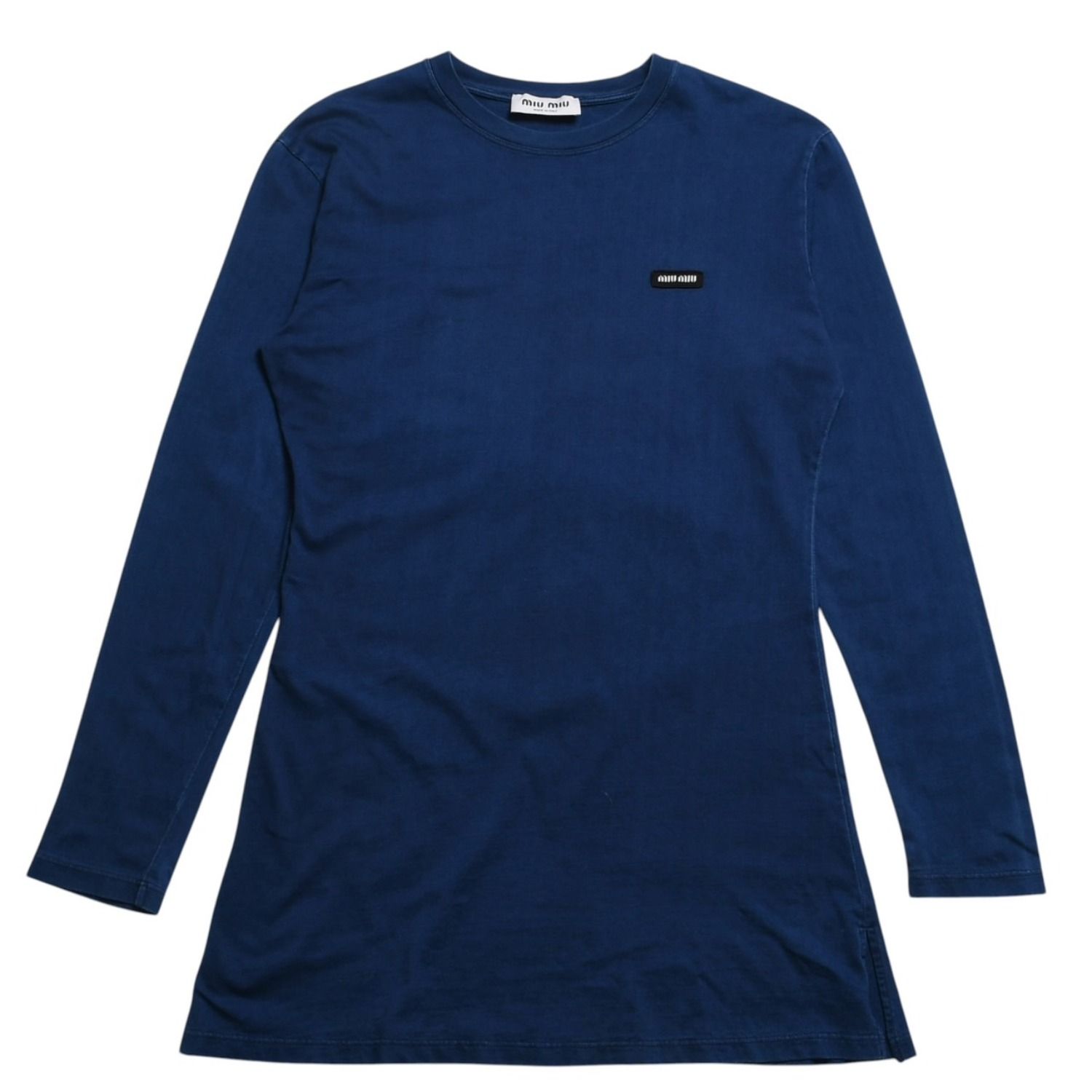 MIU MIU ミュウミュウ コットン ジャージーロングスリーブ Tシャツ