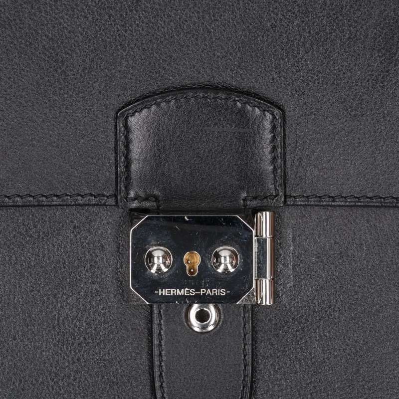 エルメス  サックアデペッシュ29 Z刻印 SV金具エヴァーグレインショルダーバッグ メンズ 29 エルメス サックアデペッシュ29 Z刻印 SV金具エヴァーグレイン