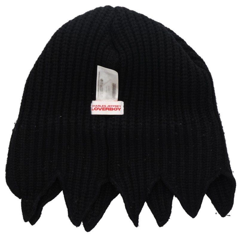 チャールズジェフリーラバーボーイ CHARLES JEFFREY LOVERBOY  CHUNKY CROWN BEANIE デザインビーニー帽子 メンズ チャールズジェフリーラバーボーイ CHUNKY CROWN BEANIE デザイン