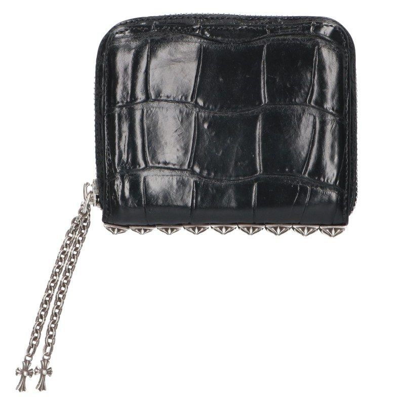 クロムハーツ 3 SIDE ZIP ALLIGATOR/3サイドジップ サイドピラミッド