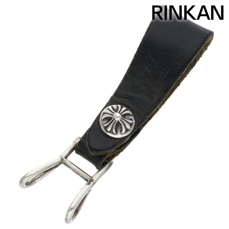 クロムハーツ BELT LOOP クロスボールレザーベルトループ クロムハーツ BELT LOOP クロスボールボタンレザーベルトループ メンズ