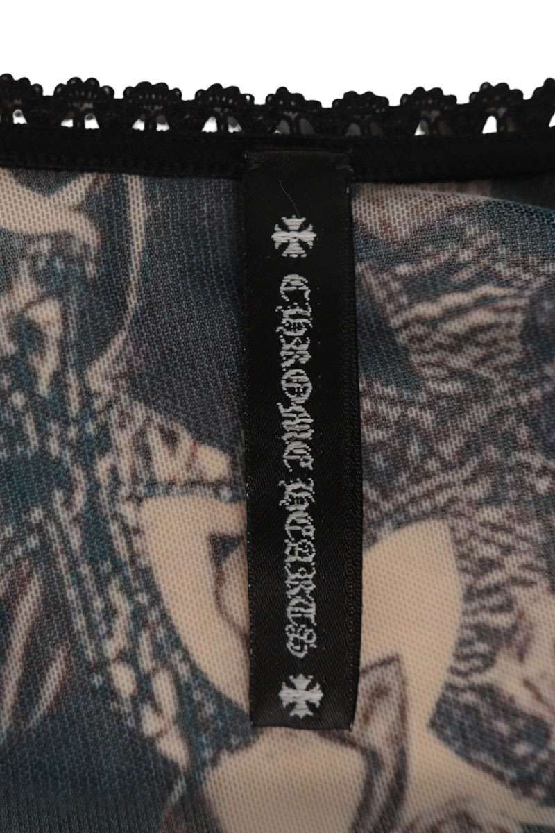 クロムハーツ クロス総柄シアー長袖ボディスーツ レディース XS - メルカリ