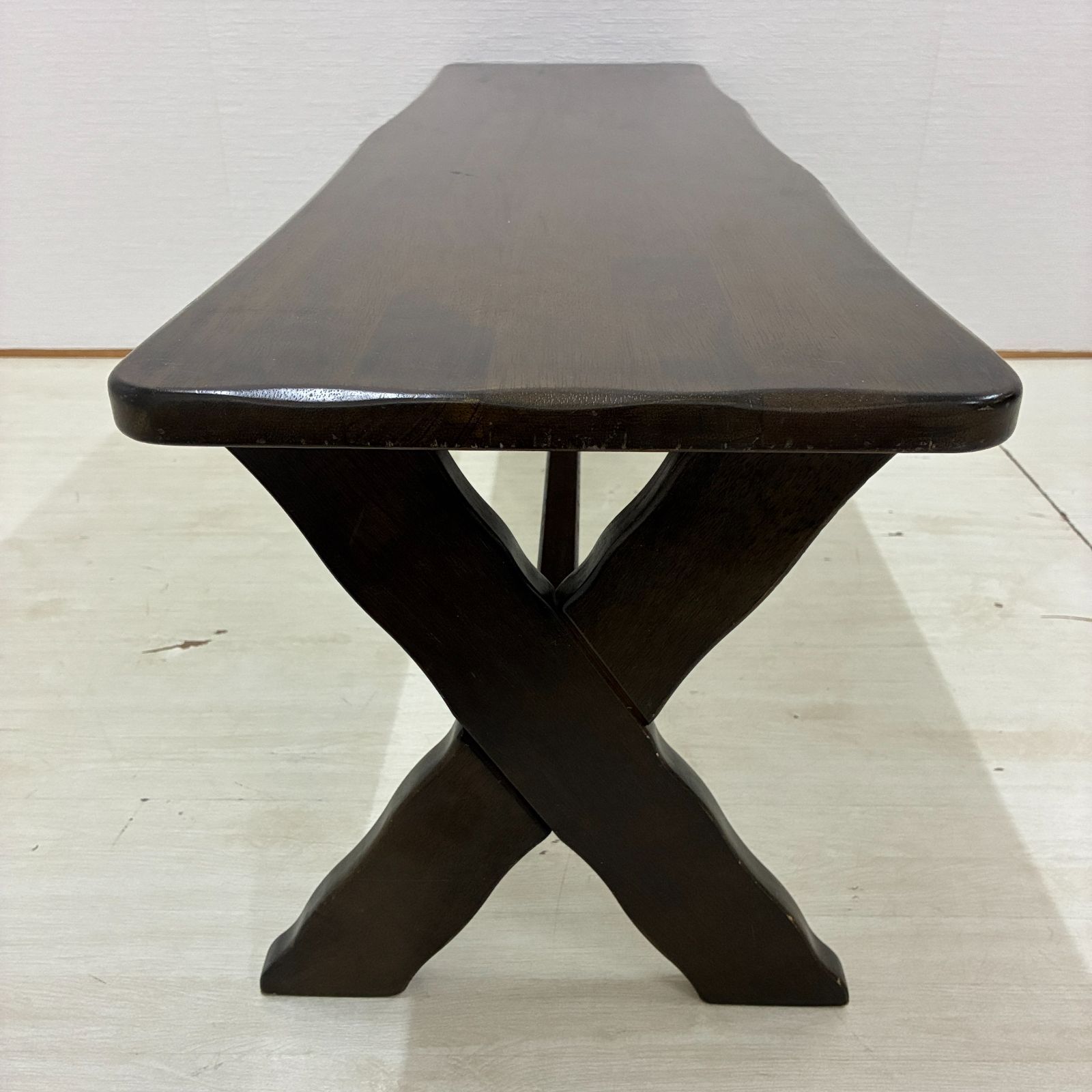 カリモク】ルスティック RUSTIC ベンチ 椅子 ダイニングチェア 木製