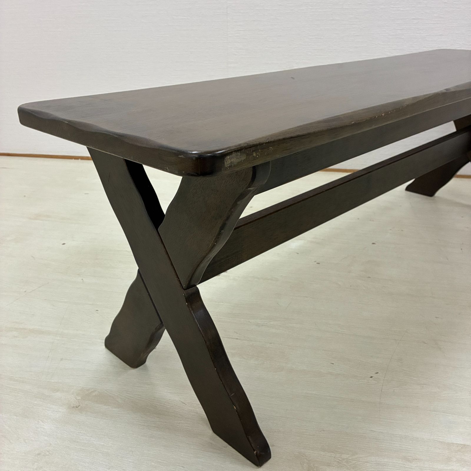 カリモク】ルスティック RUSTIC ベンチ 椅子 ダイニングチェア 木製