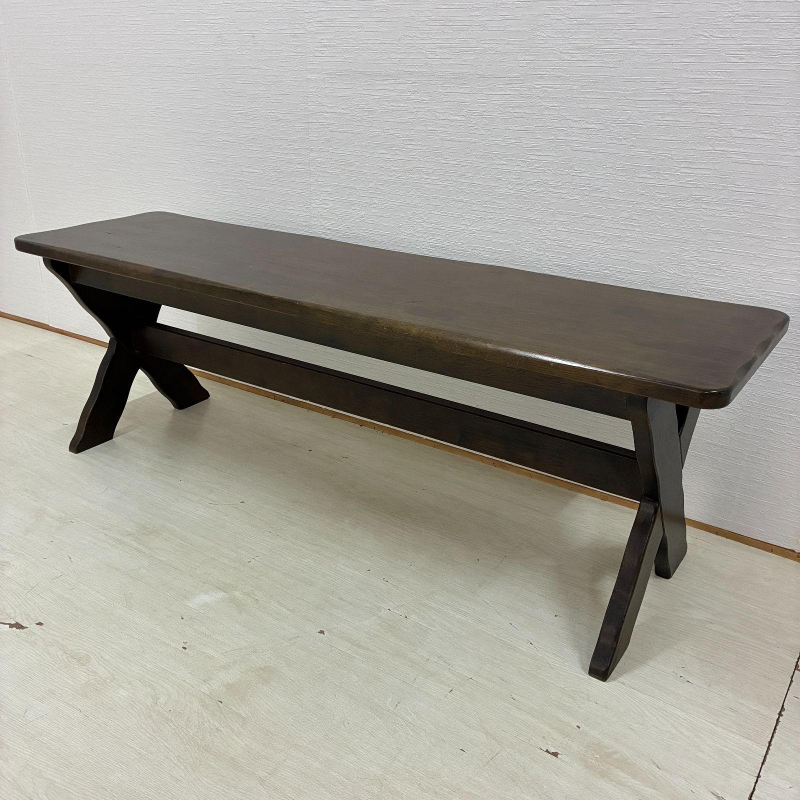 カリモク】ルスティック RUSTIC ベンチ 椅子 ダイニングチェア 木製