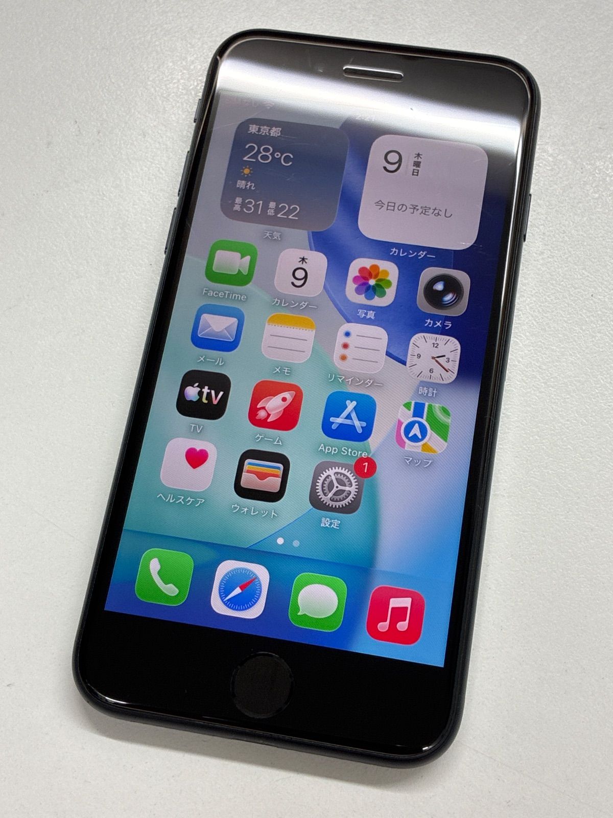 iPhone SE（第3世代）64GB SIMフリー 動作品 バッテリー77%