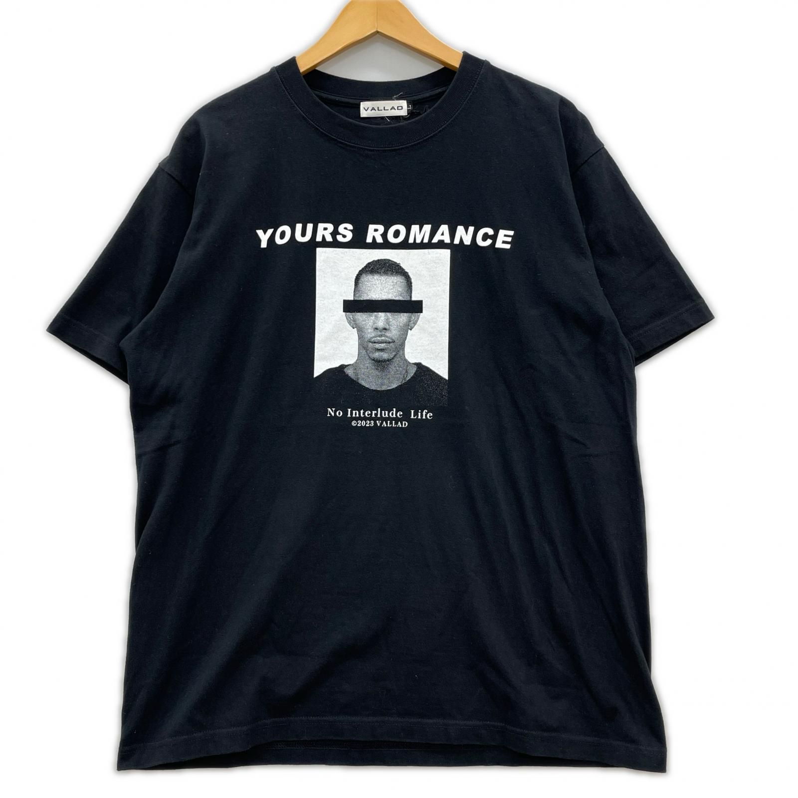 vallad バラッド IO グラフィックプリント半袖Tシャツ sizeL/ブラック