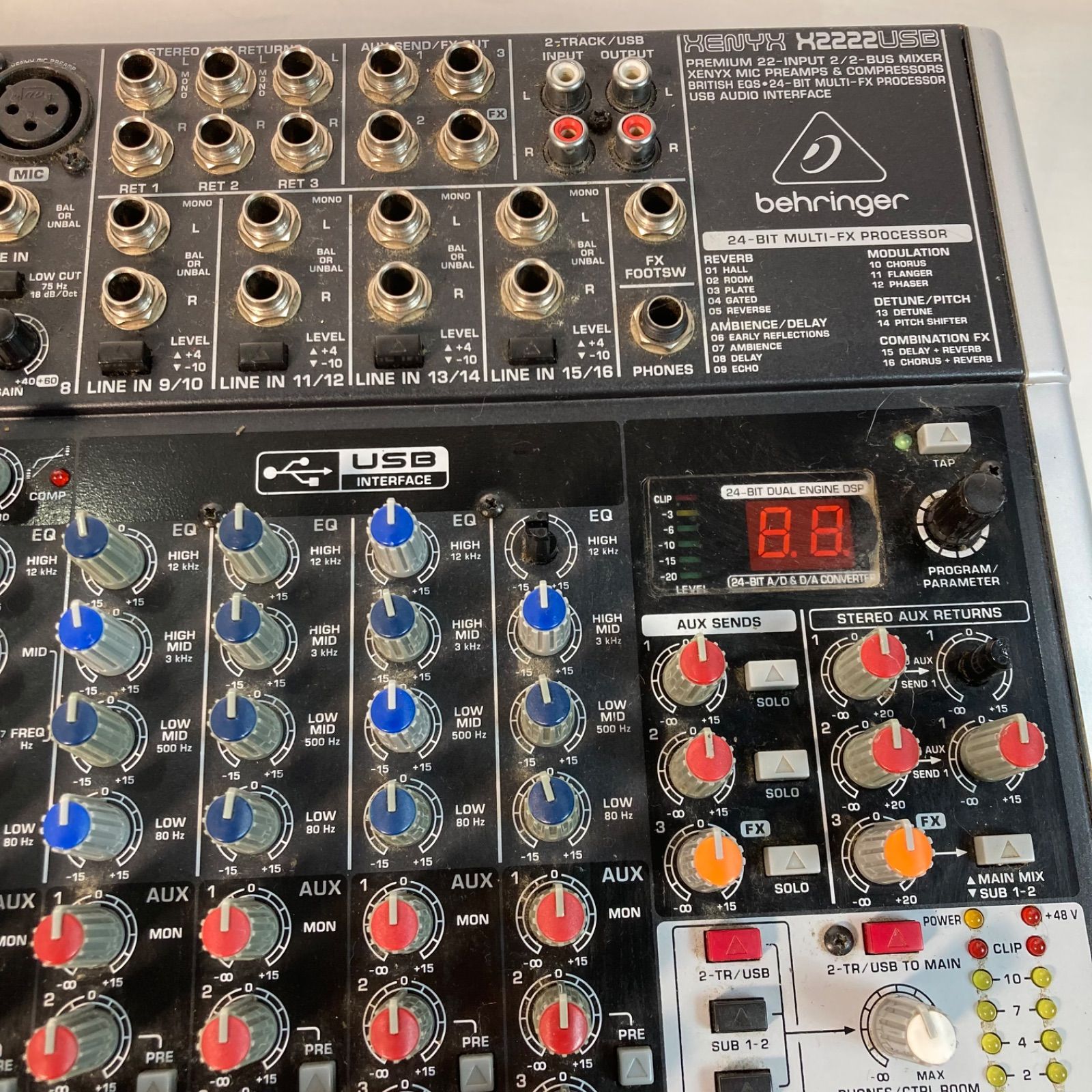 現状品】BEHRINGER XENYX X2222USB アナログミキサー - メルカリ