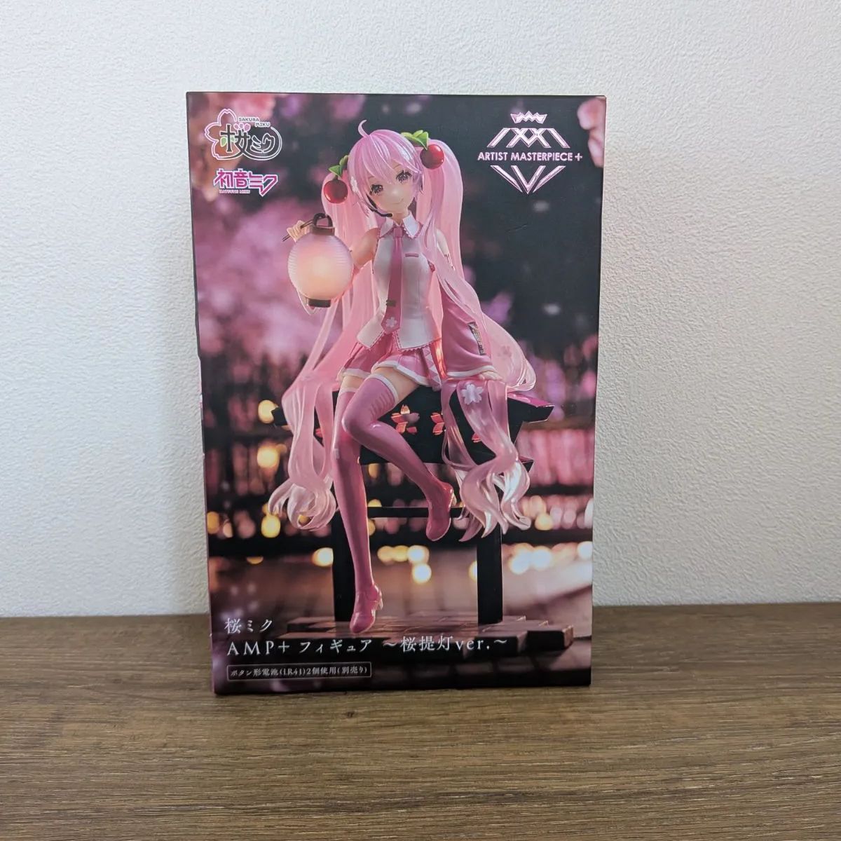 初音ミク AMP＋ フィギュア 桜提灯ver. 未使用 箱つぶれあり - メルカリ