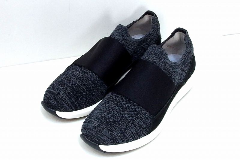【233306】＜ニット素材＞ Un Rio Knit Clarks クラークス アンリオニット スニーカースリッポン　ウォッシャブル 23.0ｃｍ 26165487