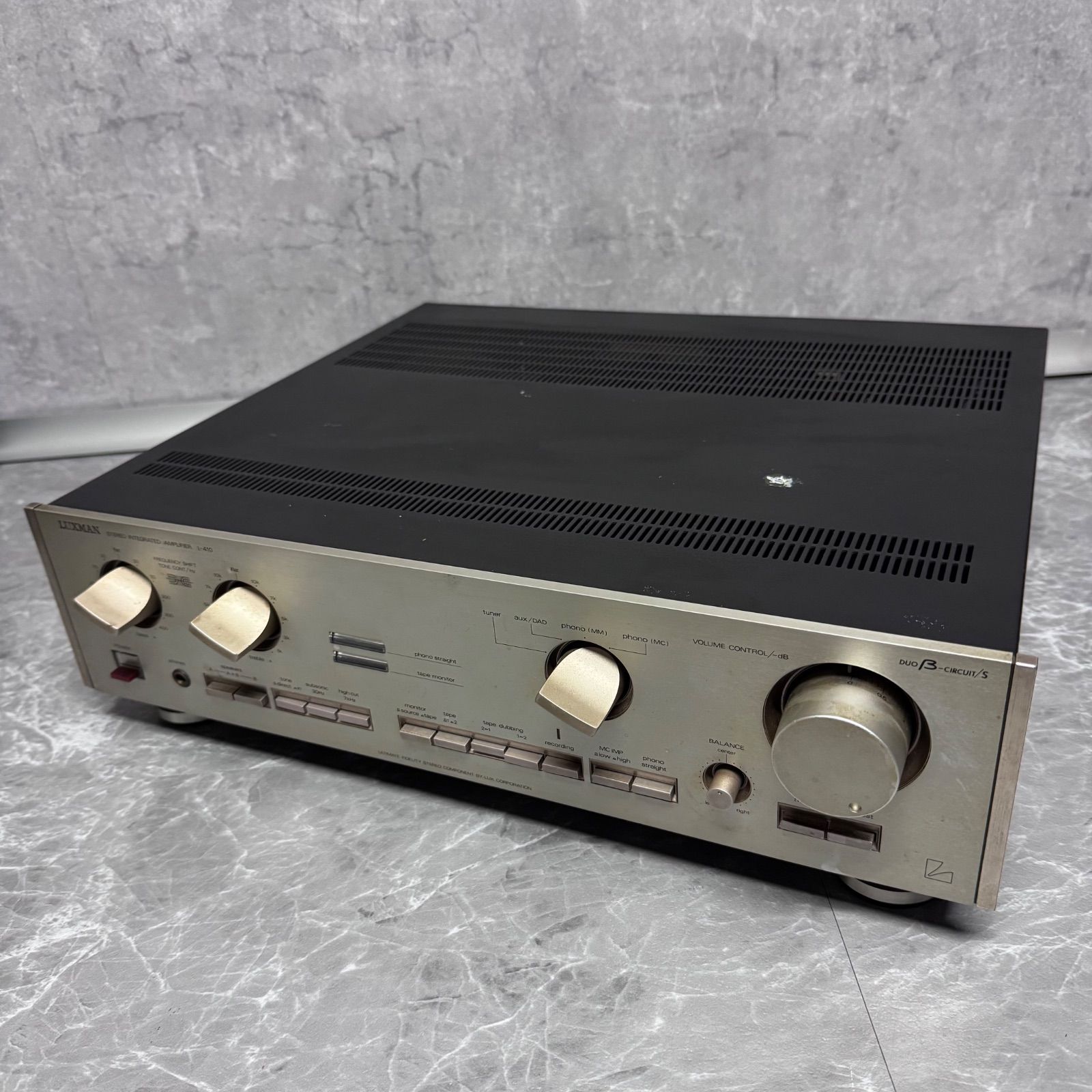 LUXMAN L-410 ラックスマン プリメインアンプ - メルカリ