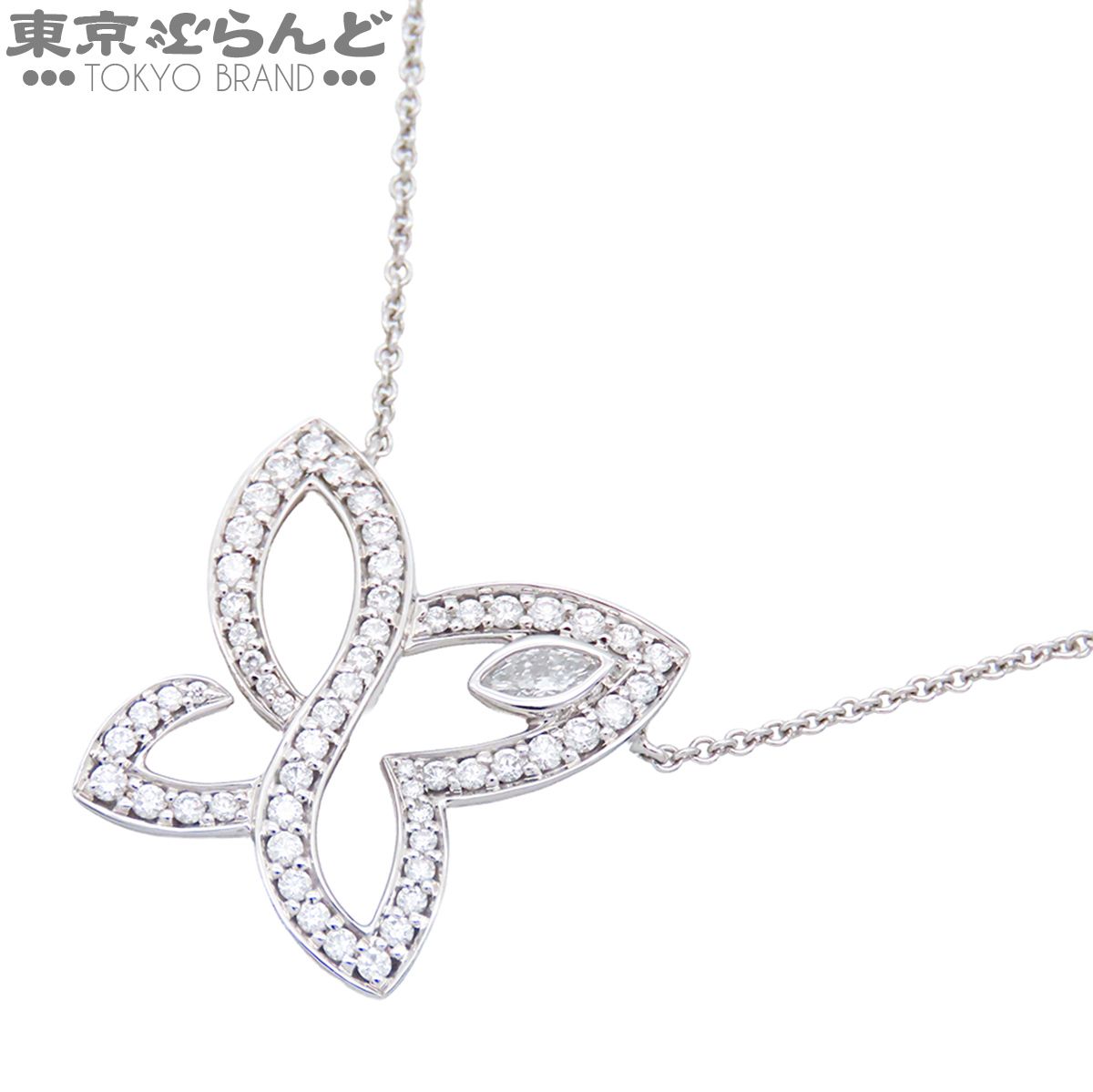 ハリーウィンストン HARRY WINSTON インフィニット リリークラスター ペンダント PEDPMQRFILC プラチナ Pt950 ダイヤモンド D0.12ct ネックレス レディース 仕上済 101878192 616,000円