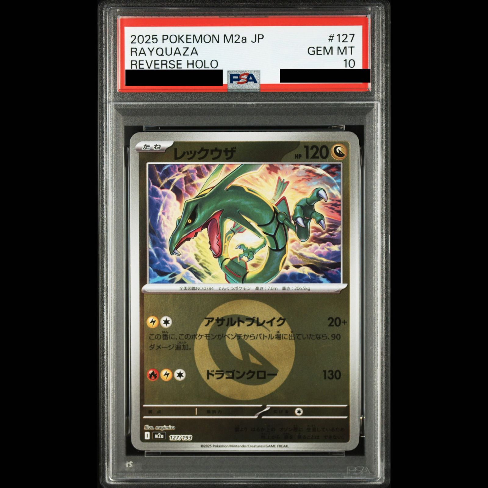 2025 ポケモンカード レックウザ オシャボミラー PSA10 PSA10